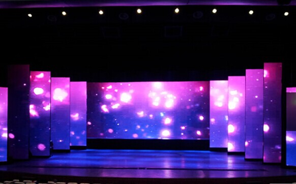 LED舞台租赁屏：LED显示屏被越来越多的娱乐场所作为舞台背景所采用